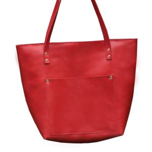 maia tote bag red