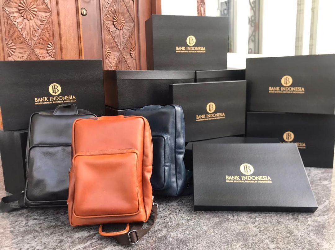 Souvenir Bank Indonesia - GK Backpack - Garut Kulit