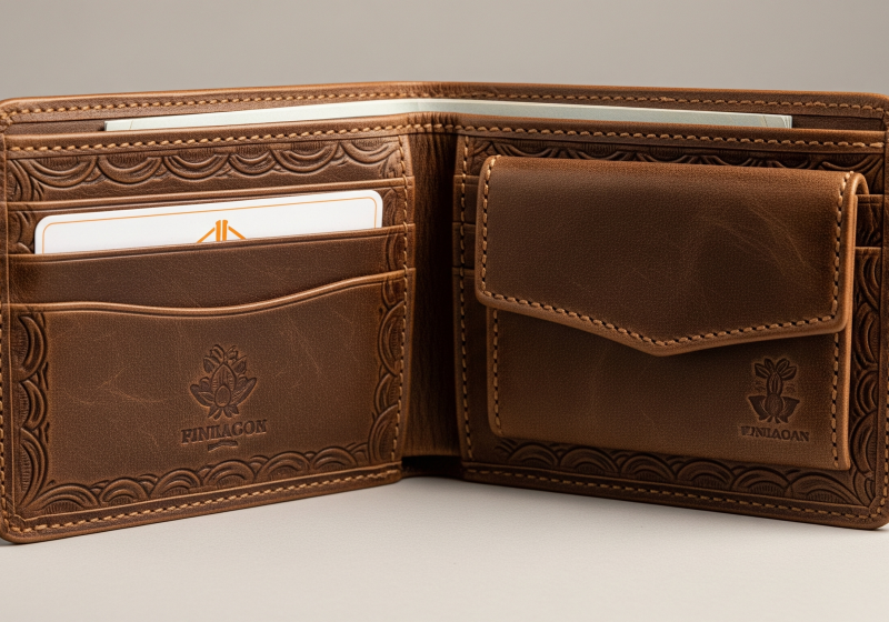 custom leather wallet for men